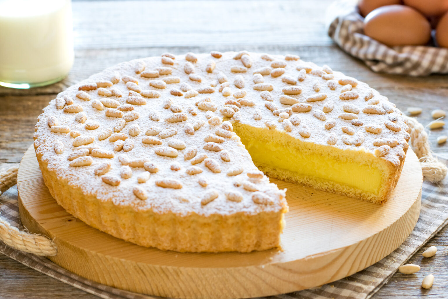 La Torta della Nonna – Senza Glutine e Senza Lattosio.